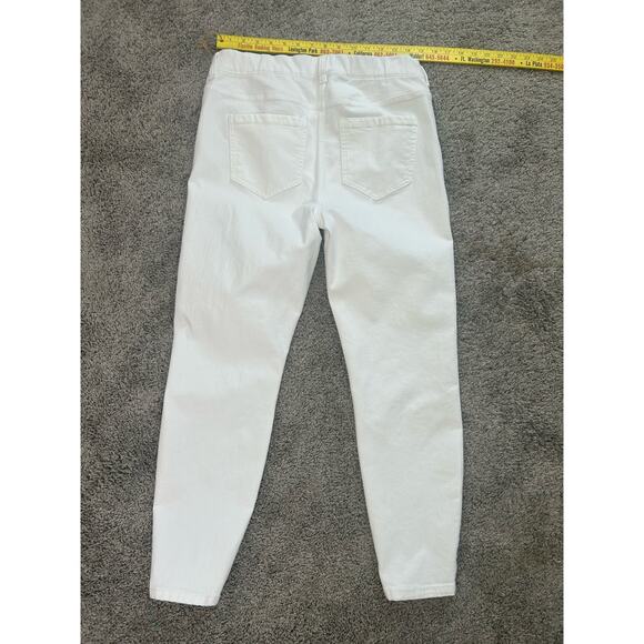Liverpool White Jeans Size 8/29 the Skinny Crop Pants Casual - Picture 8 of 10